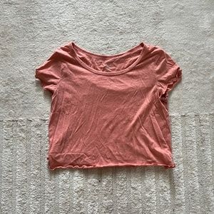 Salmon Cropped Tee (M)